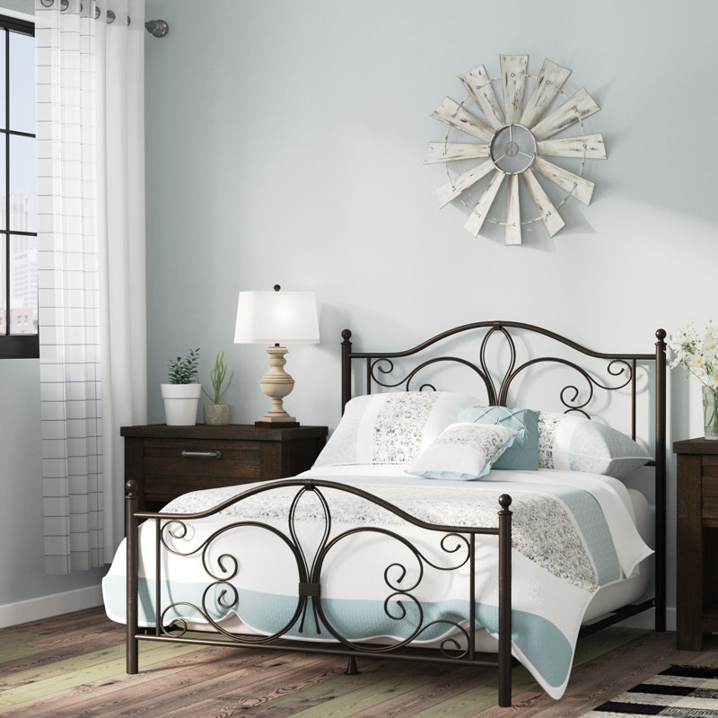 Daigle Metal Open-Frame Bed, King