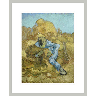 Le lieur de gerbes (d'après Millet) par Vincent van Gogh, impression giclée encadrée