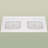 Solid Surface 60'' W X 22'' D Double Sinks Vanity Top Resin Stone Rectangular Sink Countertop in White with Pre-drilled Faucet Holes & 1.38 in. H Backsplash