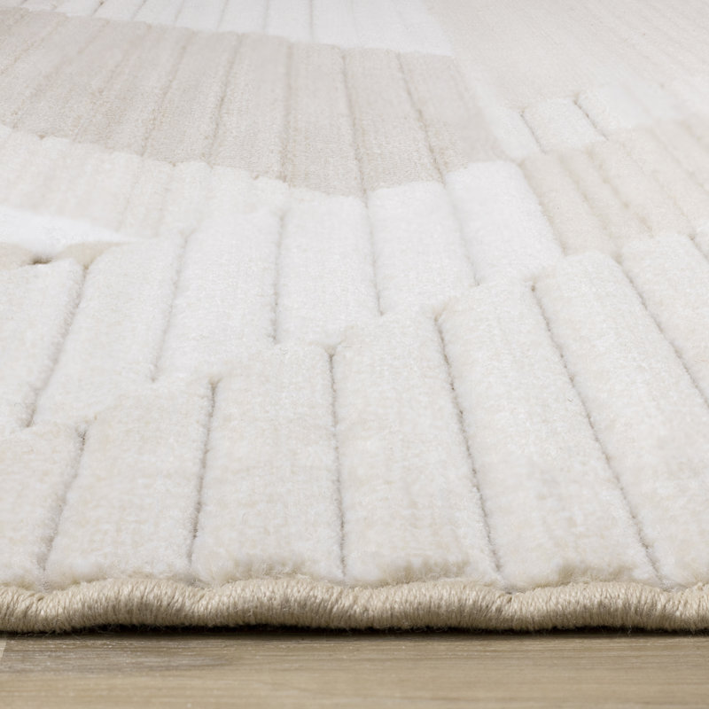 Tapis crème Wassillie, Rectangulaire 8 pi x 11 pi