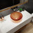 Rosefray 16.5'' Brown Glass Oval Bathroom Sink
