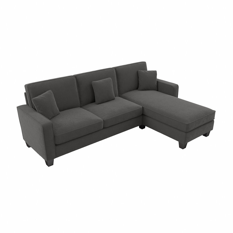 Canapé modulaire réversible Alitza, Gris anthracite