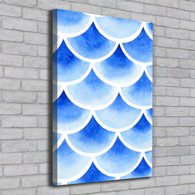 Fish Scales - Wrapped Canvas Print