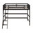 Solid Wood Loft Bed with Sturdy Ladder