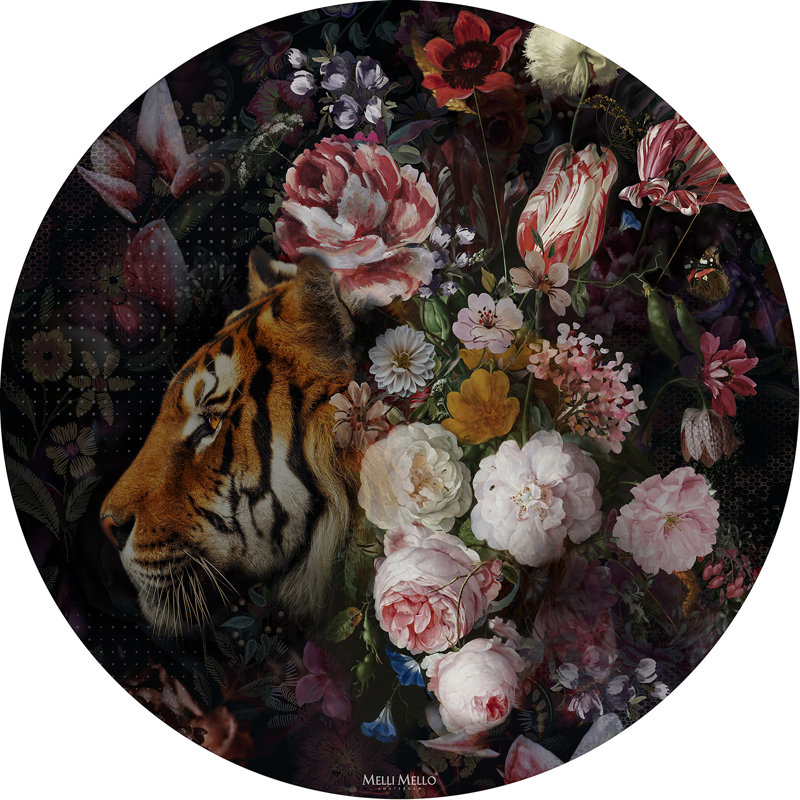 Hear me Roar Wallcircle, 100cm H x 100cm W x 0.5 cm D