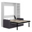 Lit escamotable avec canapé et tablettes Murphy