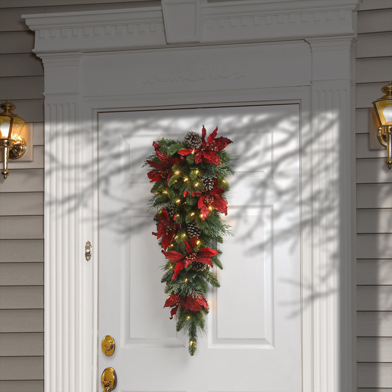 Goutte décorative 36 "avec lumières DEL fonctionnant à pile 36"