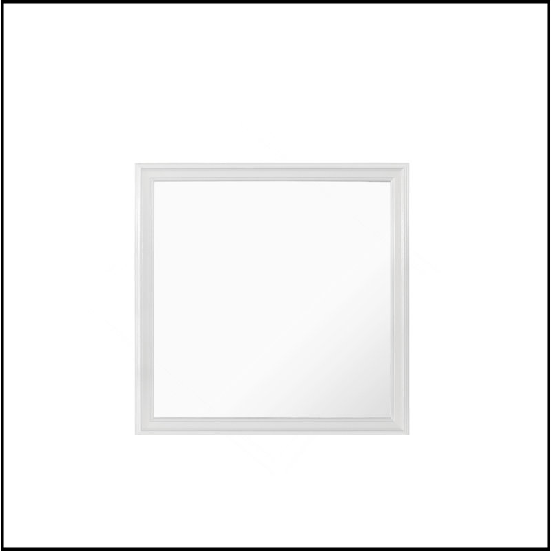 Miroir blanc métallique