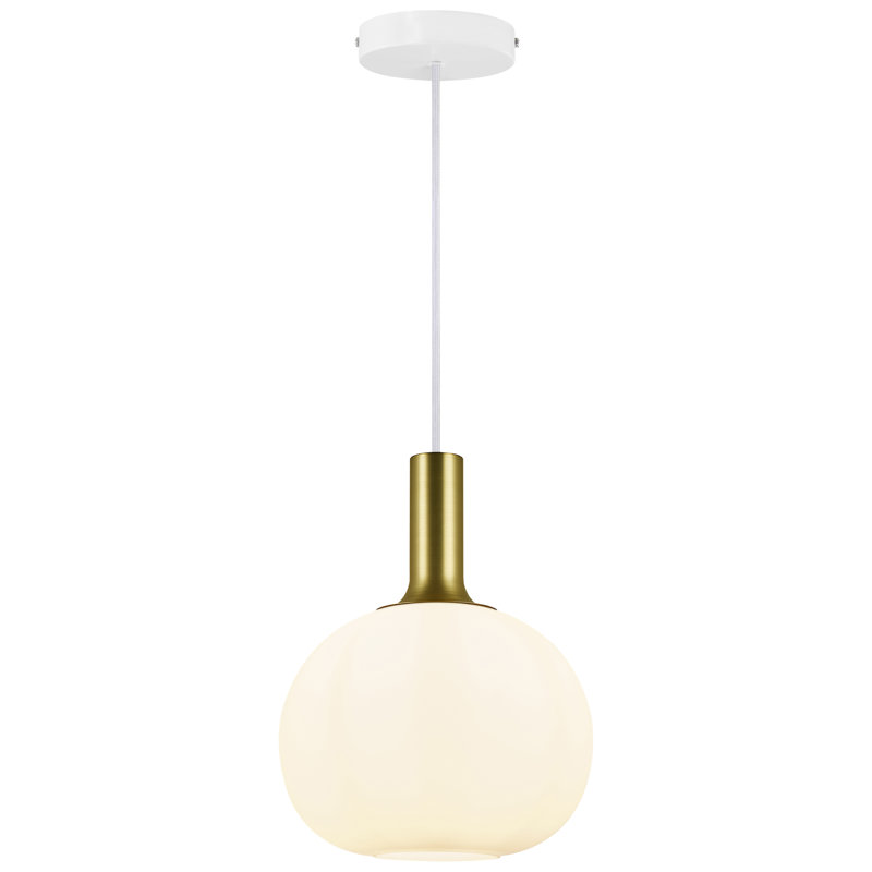 Alton 1 - Light Black/Brass Single Pendant