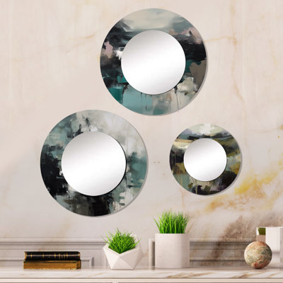 Dijuan Metal Round Mirror