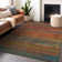 Machine Washable Indoor/Outdoor Christain ACN1286 Terracotta Rug