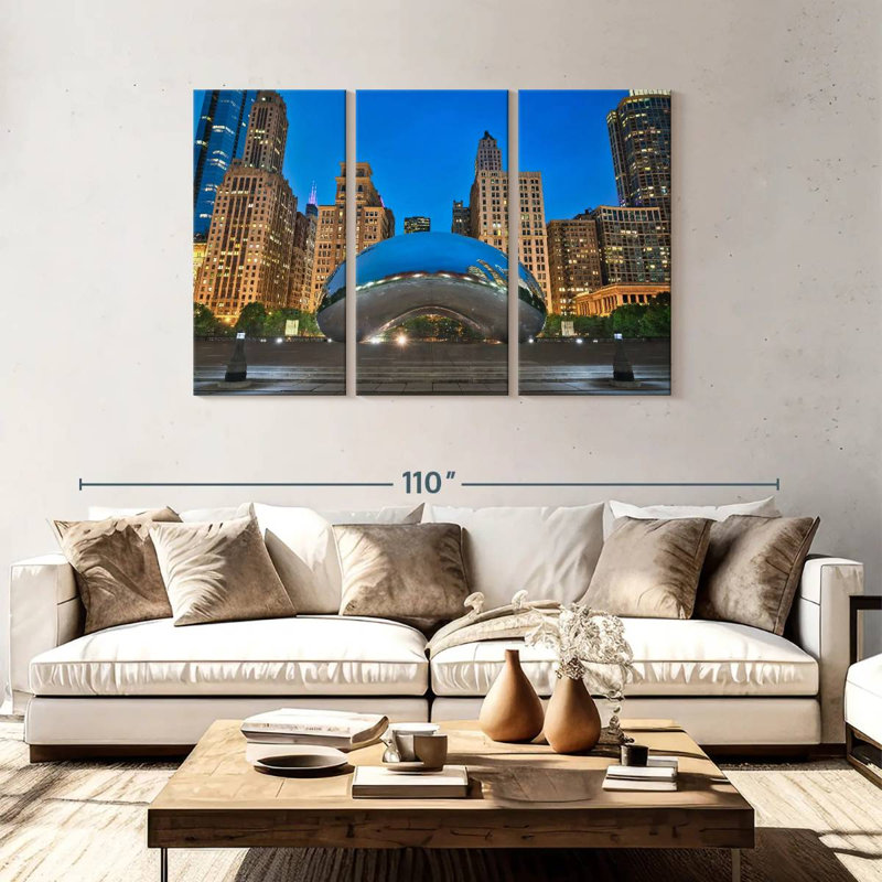 Sireci Cloud Gate Sculpture, 48" H x 74" W