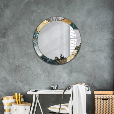 Huldar Glass Flat Wall Mirror