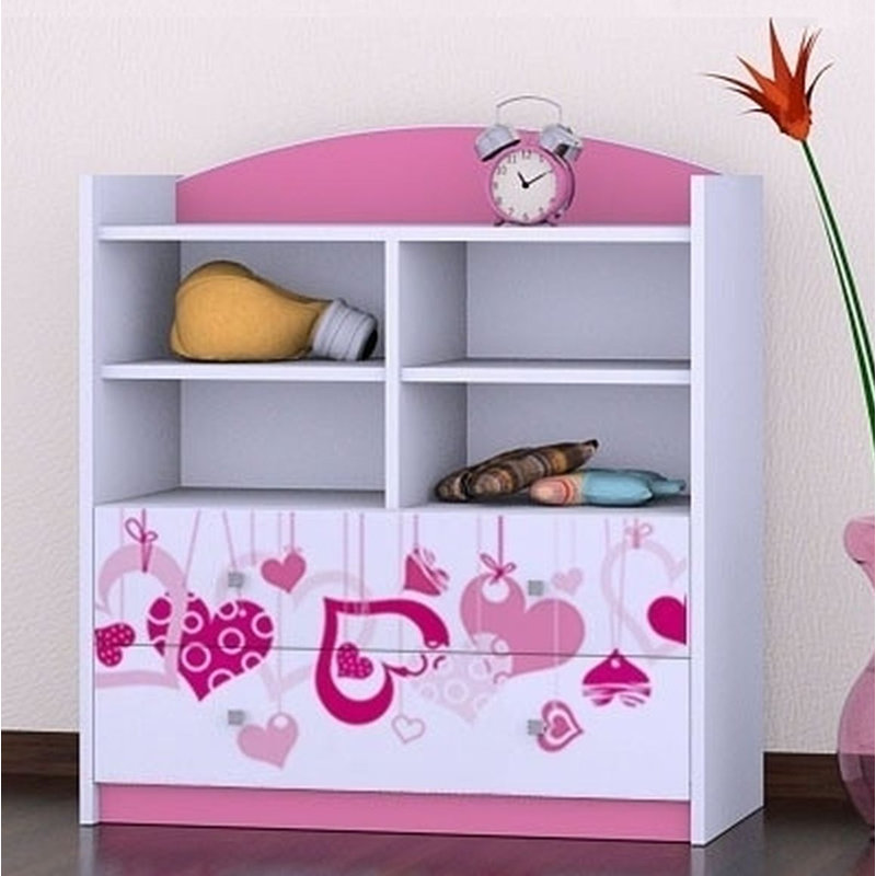 Elle 96cm H X 86cm W Kids Cube, Pink