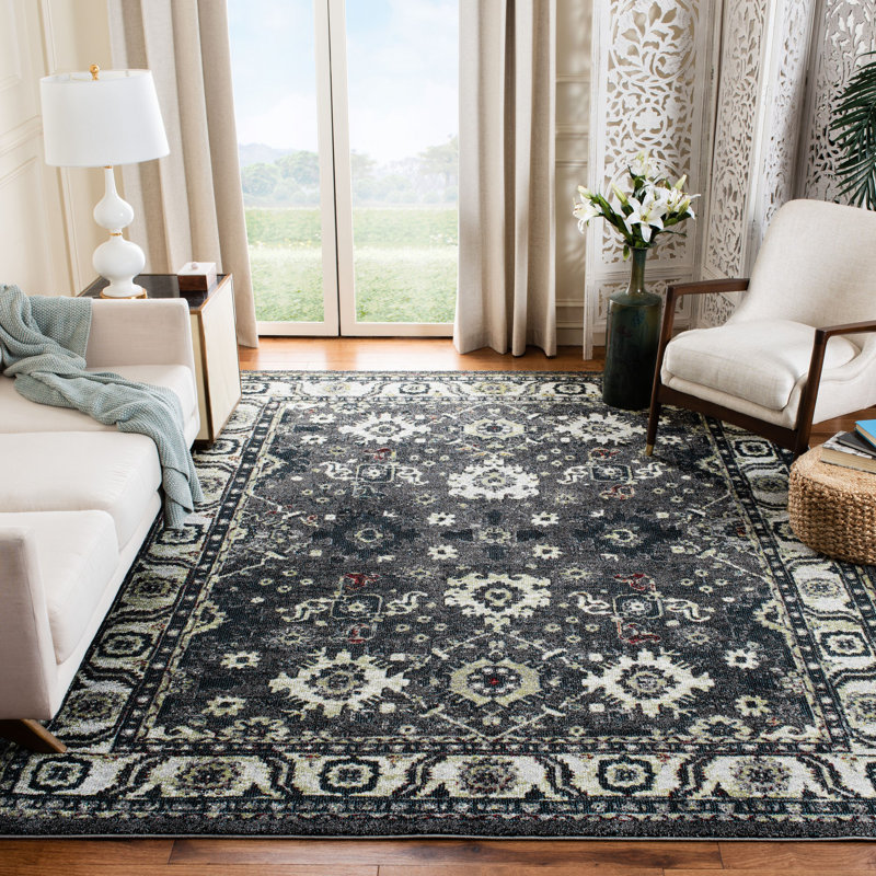 Lyniya Vintage Hamadan Performance Oriental Rug, Rectangle 8' x 10'