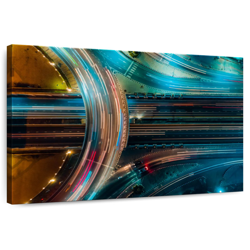 Mehar Highway Light Trails, 8" H x 12" W