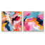 Daejia - Ensemble de 2 collages carrés abstraits-101850983-101850984