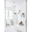 Lustre de style scandinave, finition chromée, 35,4 x 15,7 pouces | Corps en métal avec capuchon en verre | 4 x douilles E27 (6 W maximum), indice de protection IP20 | Éclairage élégant pour décoration intérieure moderne, parfait pour le salon et la salle à manger-481657246-479959735