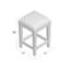 Haylee Upholstered Counter Stool