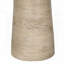 Square Pedestal Side Table in Cream Finish