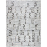 Wool Area Rug in Black/Light Gray