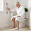 12'' Bathroom Grab Bar with Anti-slip Knurled Grip, ADA Compliant-118088927