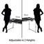 Jefferson Rectangular Metal Folding Outdoor Camping Table , 240cm cm W 60cm cm D