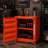 Jearldean Industrial Iron Retro Style Container Side Table With Lock-1887397573