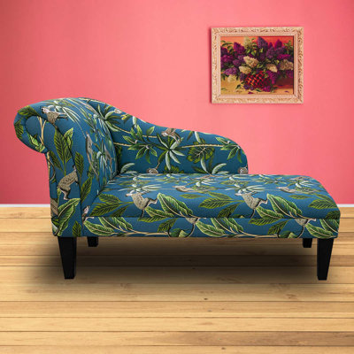 Teal Monkey Chaise Longue