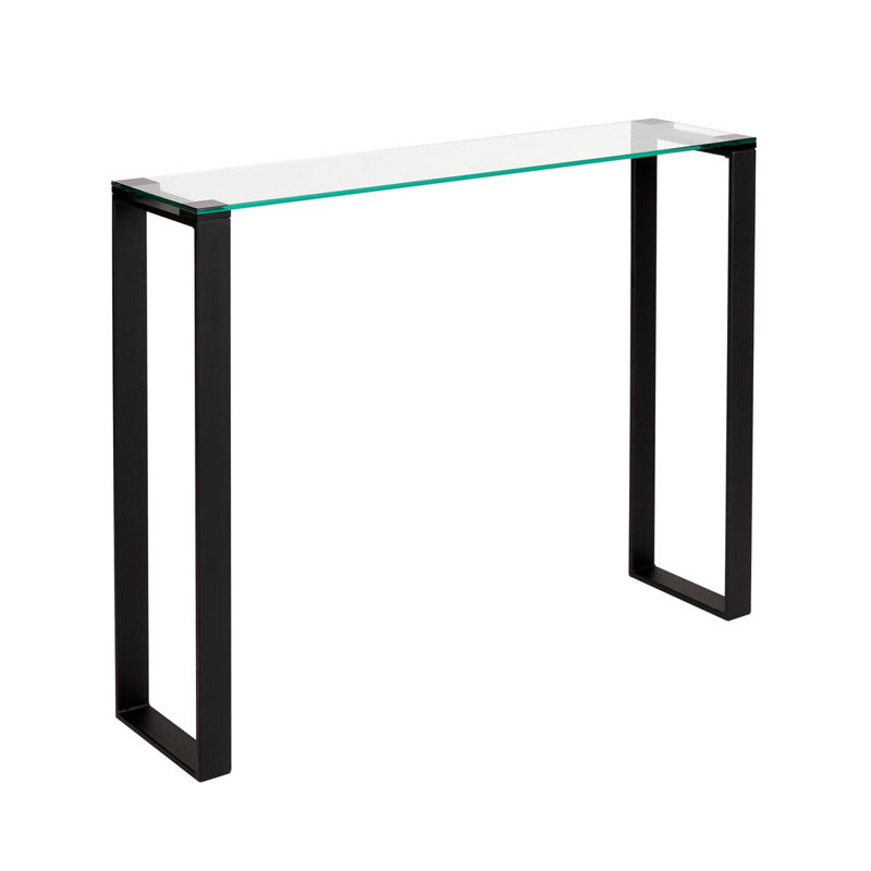 Caspen Console Table, 31" H x 39" W x 10" D, Black