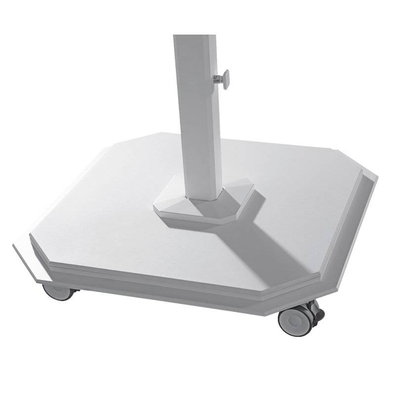 240'' W Sunbrella® Cantilever Umbrella, Charcoal, Matte White, Cast Ash Sunbrella® Plainweave