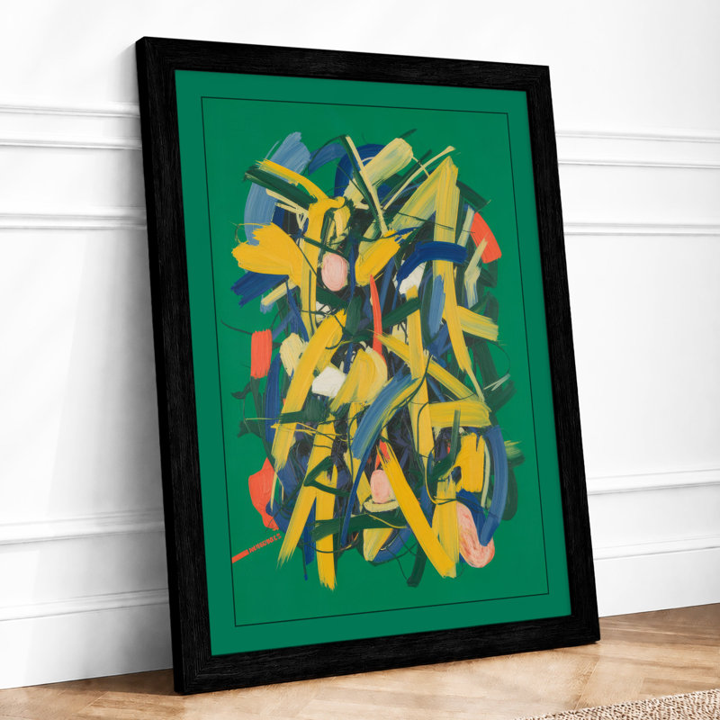 Rhythm Geometric - Print, A2 - 59.4 x 42.0 cm, Black