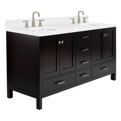  Meuble-lavabo double 72,25 po avec comptoir