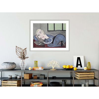 Femme couchee lisant par Pablo Picasso