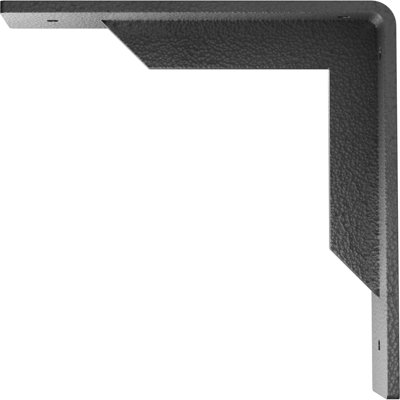2"W x 8"D x 8"H Stockport Steel Bracket, Hammered Silver