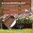 Trellis Planter For Climbing Plants, Raised Garden Bed With Trellis, Planter Box For Outdoor Garden, Light Brown-398877807-398877792