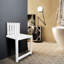 Chaise pliante murale en bois massif 12,6 x 10,2 po
