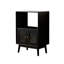 Buffet en bois de pin massif 23,62 po