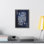 Art mural sur toile carte de jeu Queen
