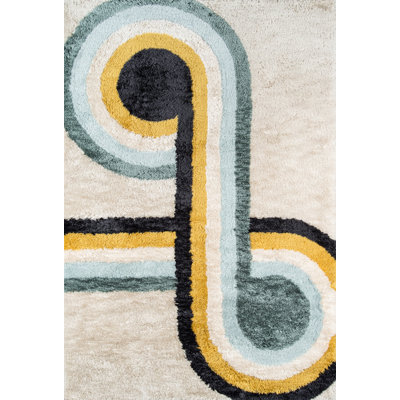 Alstrom Hand Tufted Geometric Indoor Rug