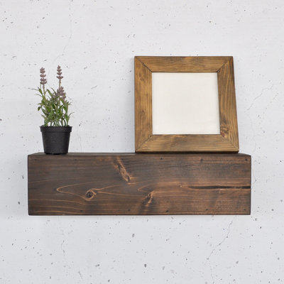100% Solid Wood Floating Shelf