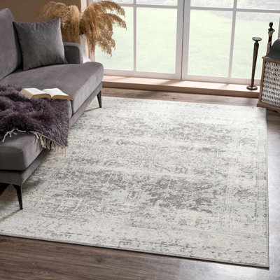 Tapis beige à motif oriental Glendalee