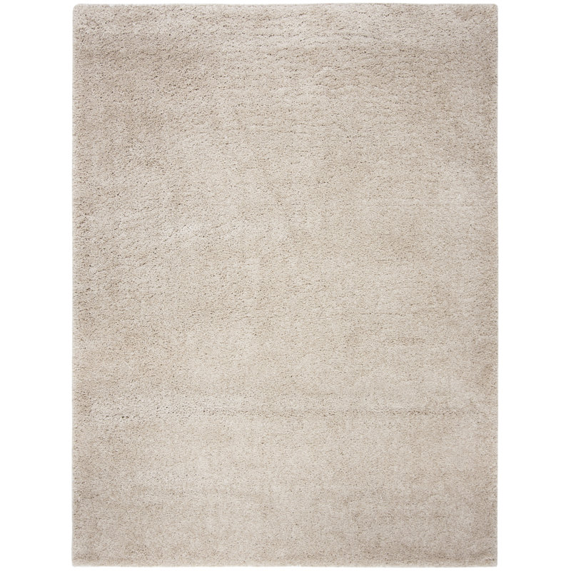 Chiles Royal Shag Performance Solid Color Rug, Rectangle 4' x 6'