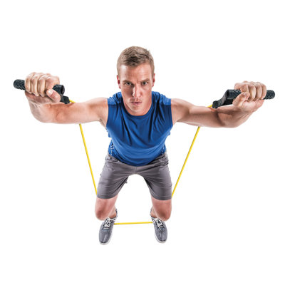 Gofit® Pro-Grade Power 70 Lbs. Resistance Tube With Handles (Yellow)