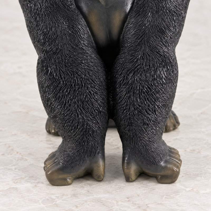 Sitting Gorilla Garden Statue