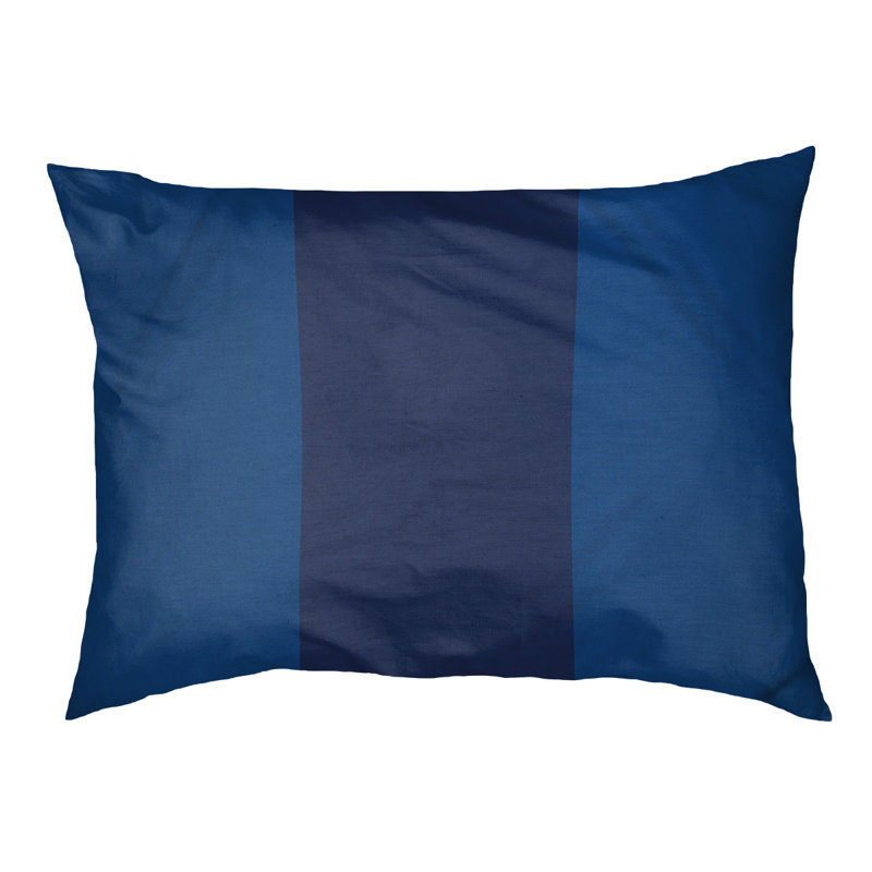 Coussin Toronto, Moyen (L 18 po x l 28 po), Bleu royal / bleu marine / bleu royal