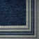 Nicole Miller New York Patio Country Layla Modern Border Indoor/Outdoor Area Rug, Navy Blue/Ivory