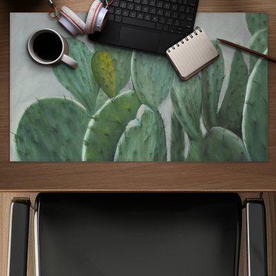 Paddle cactus - 14.00"x24.25" Desk mat