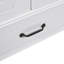 Meuble-lavabo 30 po avec lavabo style rétro, espace de rangement multifonctionnel, tablette de porte, porte à fermeture douce, blanc