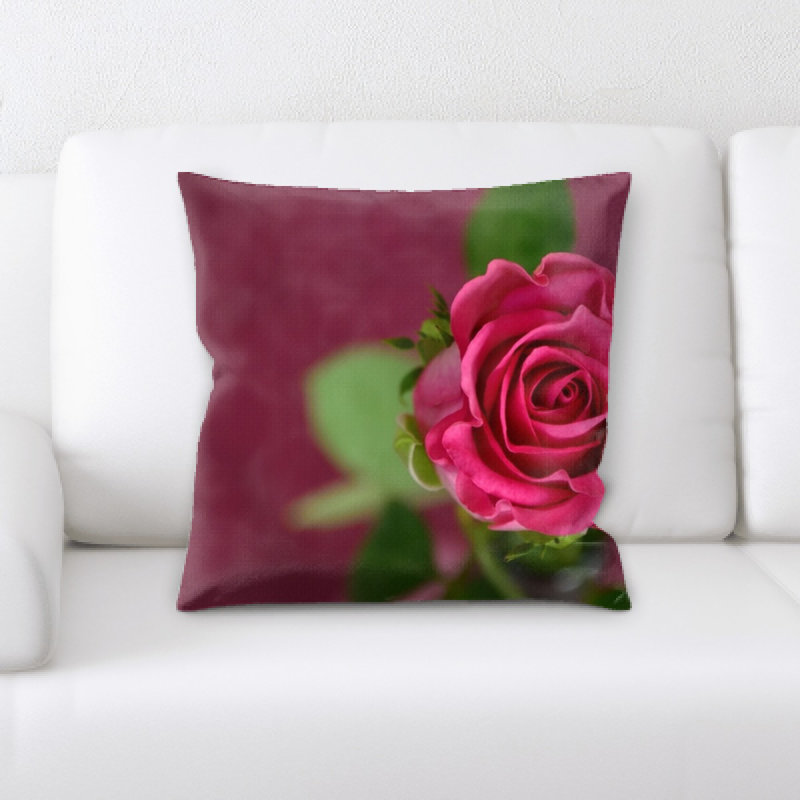 Amher Microsuede Reversible Throw Pillow